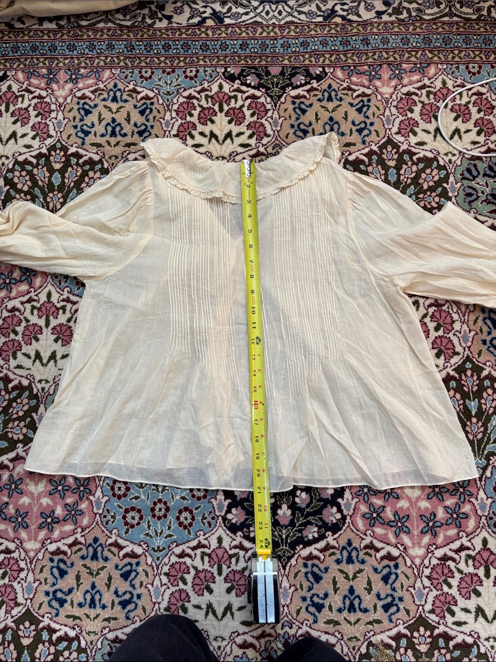 Doen Pintucked Ruffled Top - Picture 13 of 16